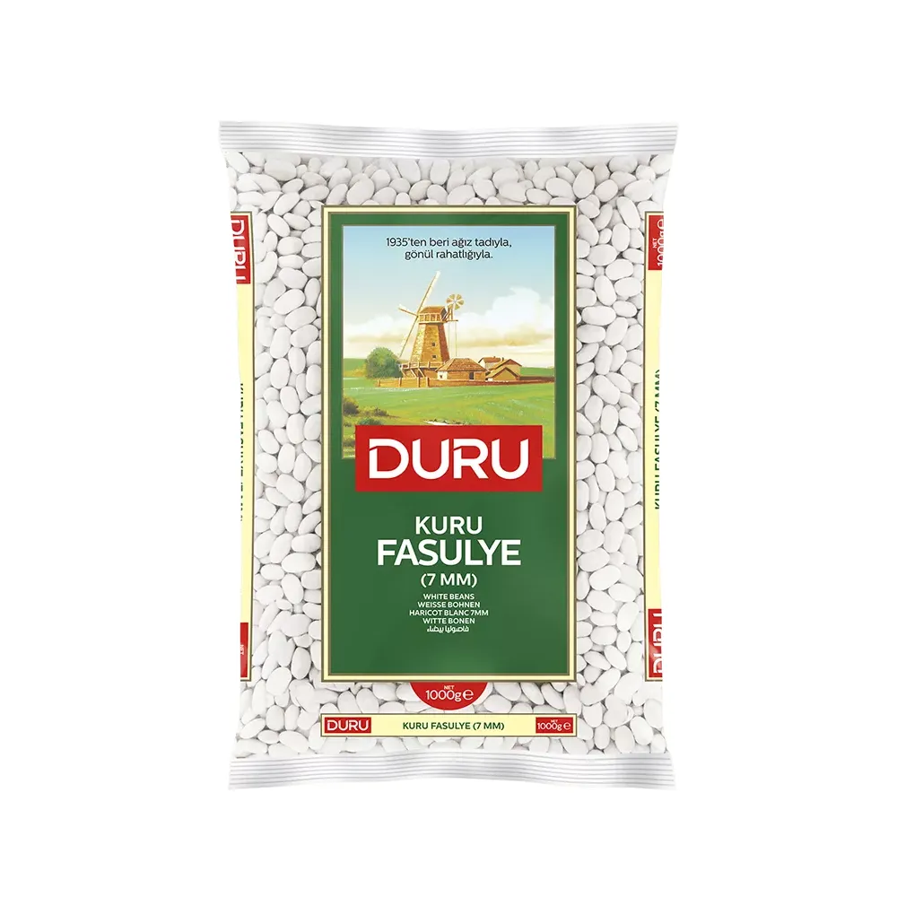 Duru Kuru Hvide Bønner 7 mm - (1 kg)