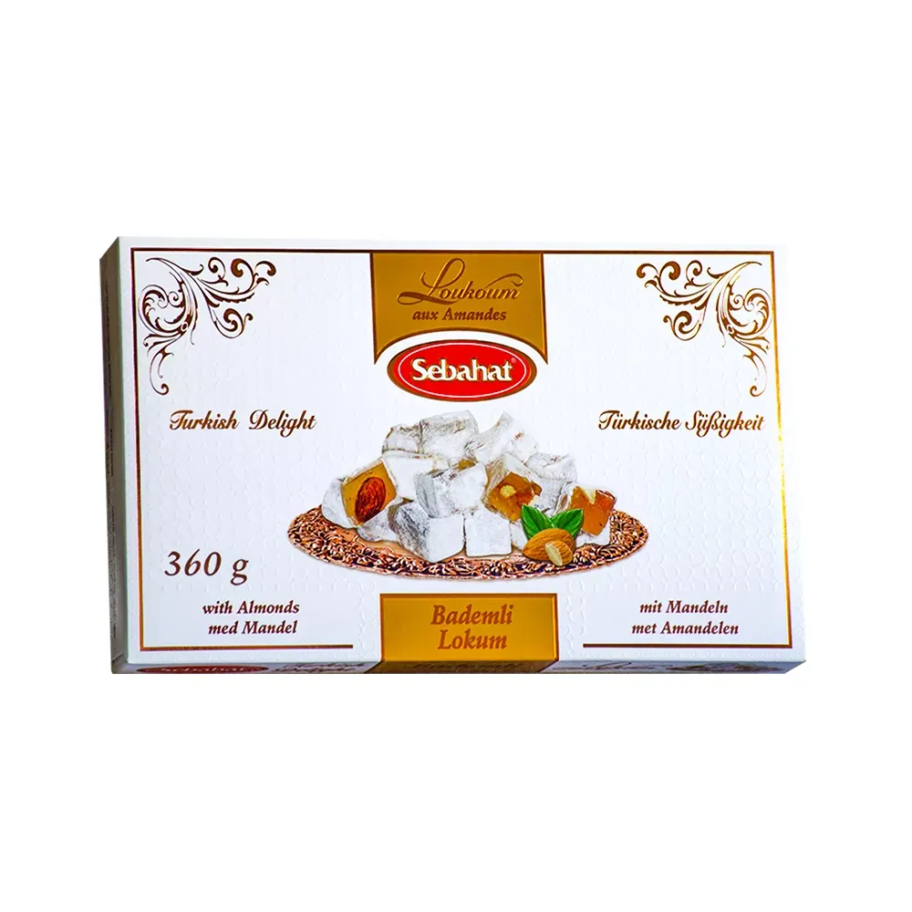 Tyrkisk Delight med Mandler – (360 g)