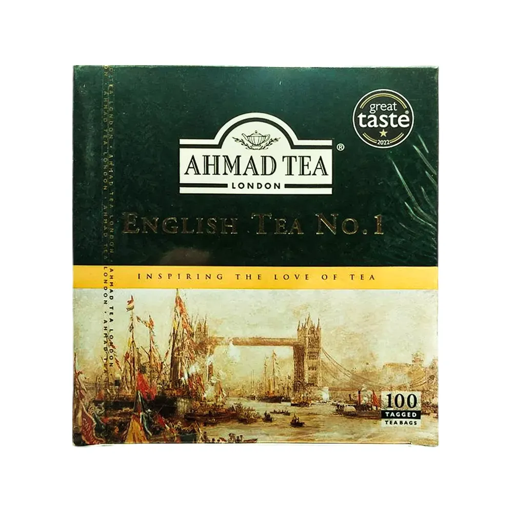 Ahmad Tea English Tea No. 1 Tea Bags – (100 pcs)