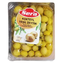 Sera Grønne Oliven (Vakuumpakket) – (800 g)