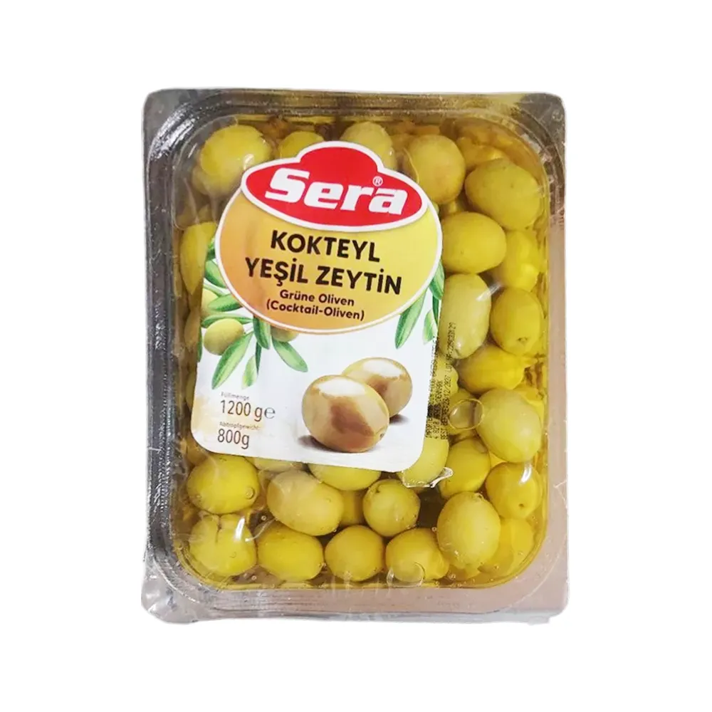Sera Grønne Oliven (Vakuumpakket) – (800 g)