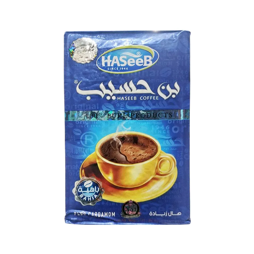 Haseeb Kaffe med Ekstra Kardemomme (Bahia) – (500 g)
