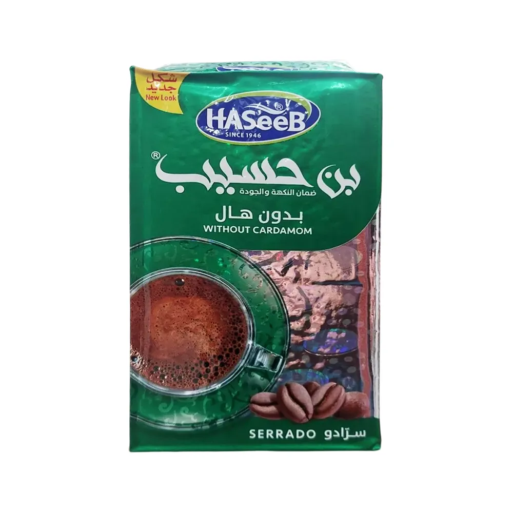 Haseeb Kaffe Uden Kardemomme (Serrado) – (500 g)