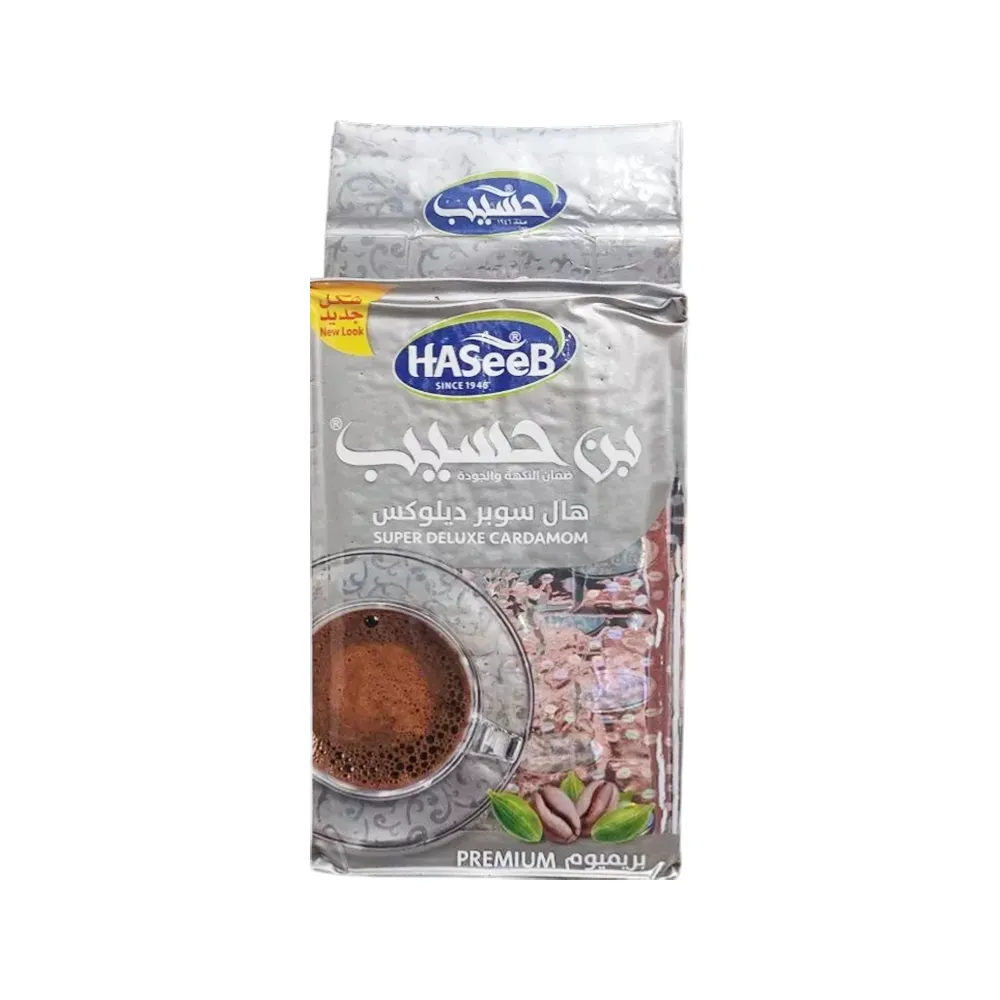 Haseeb Super Deluxe Kaffe med Kardemomme (Premium) – (500 g)