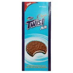 Katakit Choco Twist Milk Cream Biscuit – (24 pcs)