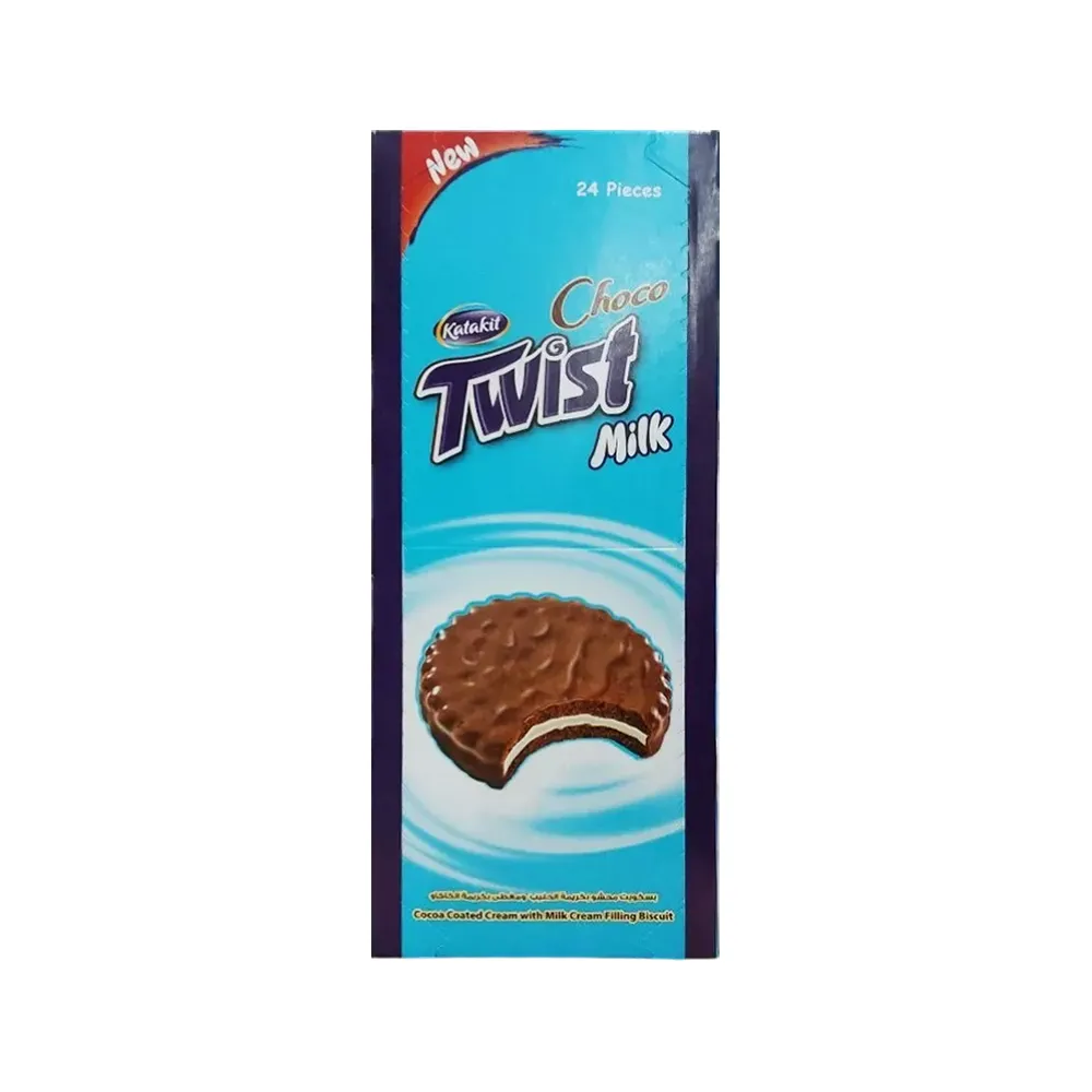 Katakit Choco Twist Mælkecreme Kiks – (24 stk)