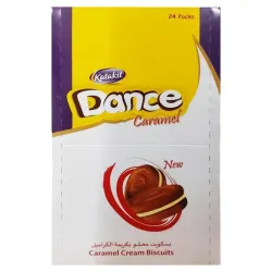 Katakit Dance Caramel Cream Biscuits – (24 Packs)