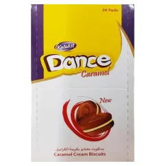 Katakit Dance Karamelli Kremalı Bisküvi – (24 paket)