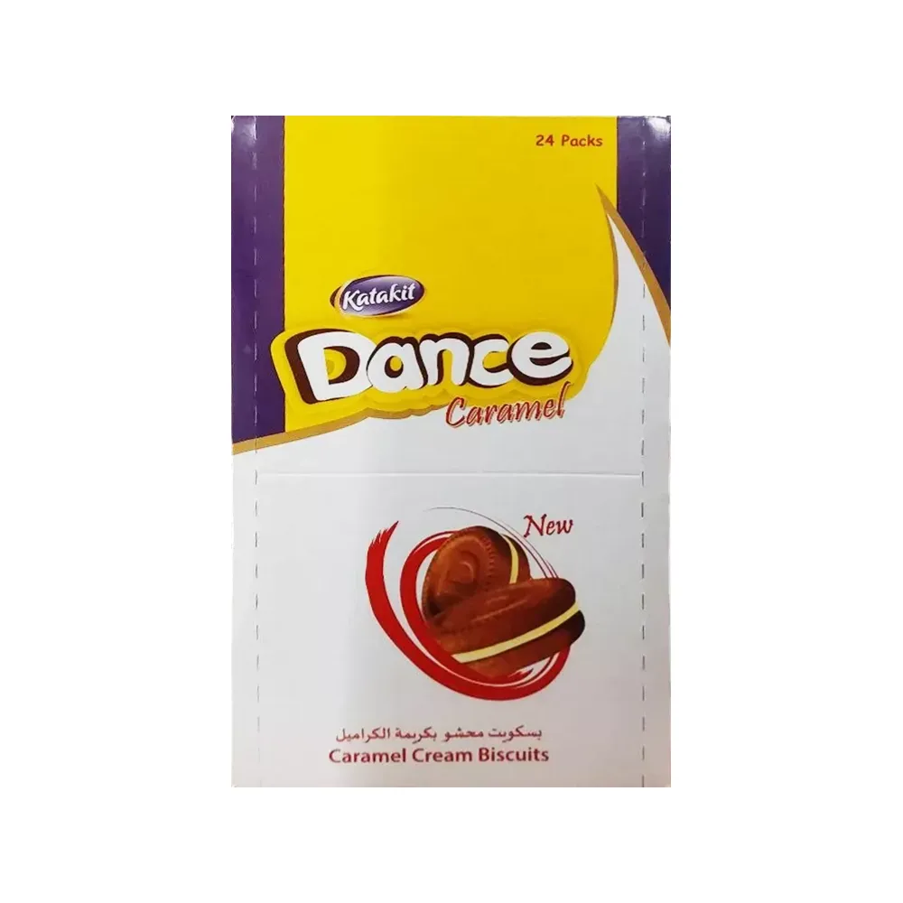 Katakit Dance Karamel Creme Kiks – (24 pakker)
