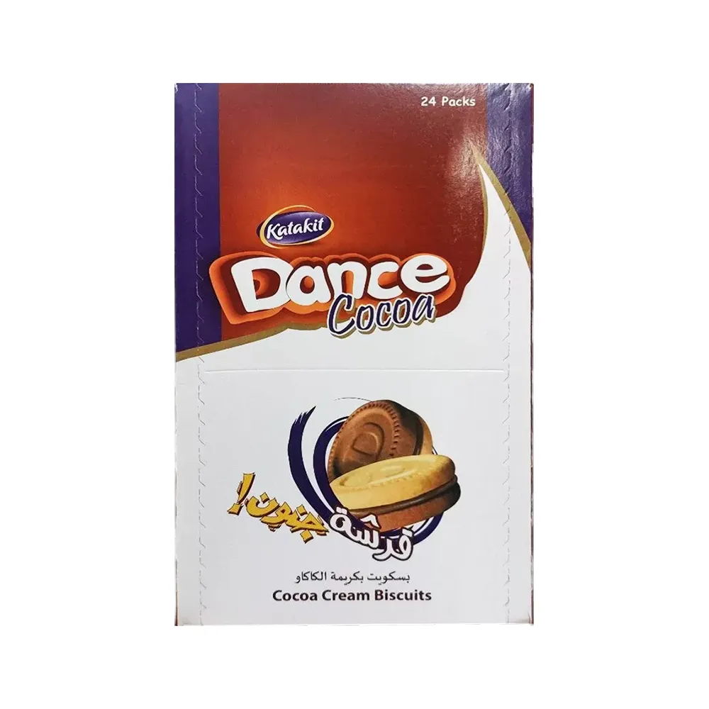 Katakit Dance Kakao Creme Kiks – (24 pakker)
