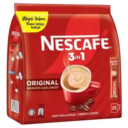 NESCAFE 3in1 Original Instantkaffe – (25 Sticks)