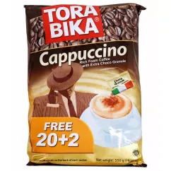 TORA BIKA Cappuccino med Ekstra Choko Granulat (20+2 poser)