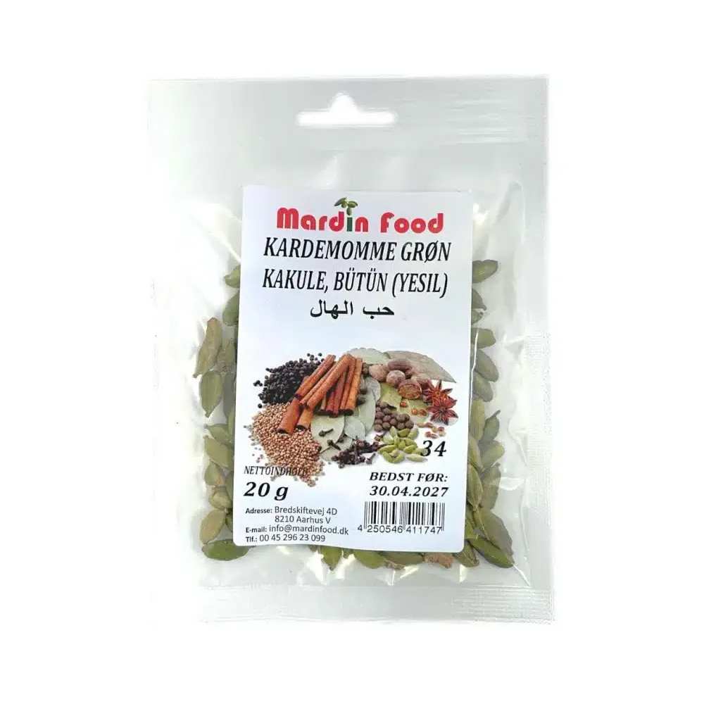 Kardemomme Grøn - (20 g)