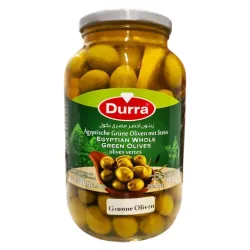 Grønne Oliven med Sten – (1300 g)