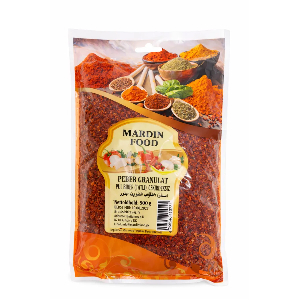 Mardin Food Paprikaflager Sød – (500 g)