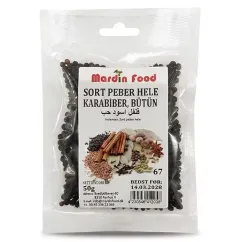 Sort Peber Hele - (50 gr)