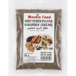 Sort Peber (Stødt) – (50 g)