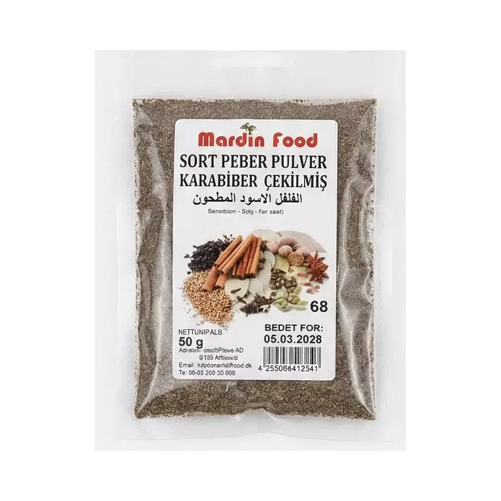 Ground Black Pepper – (50 g)
