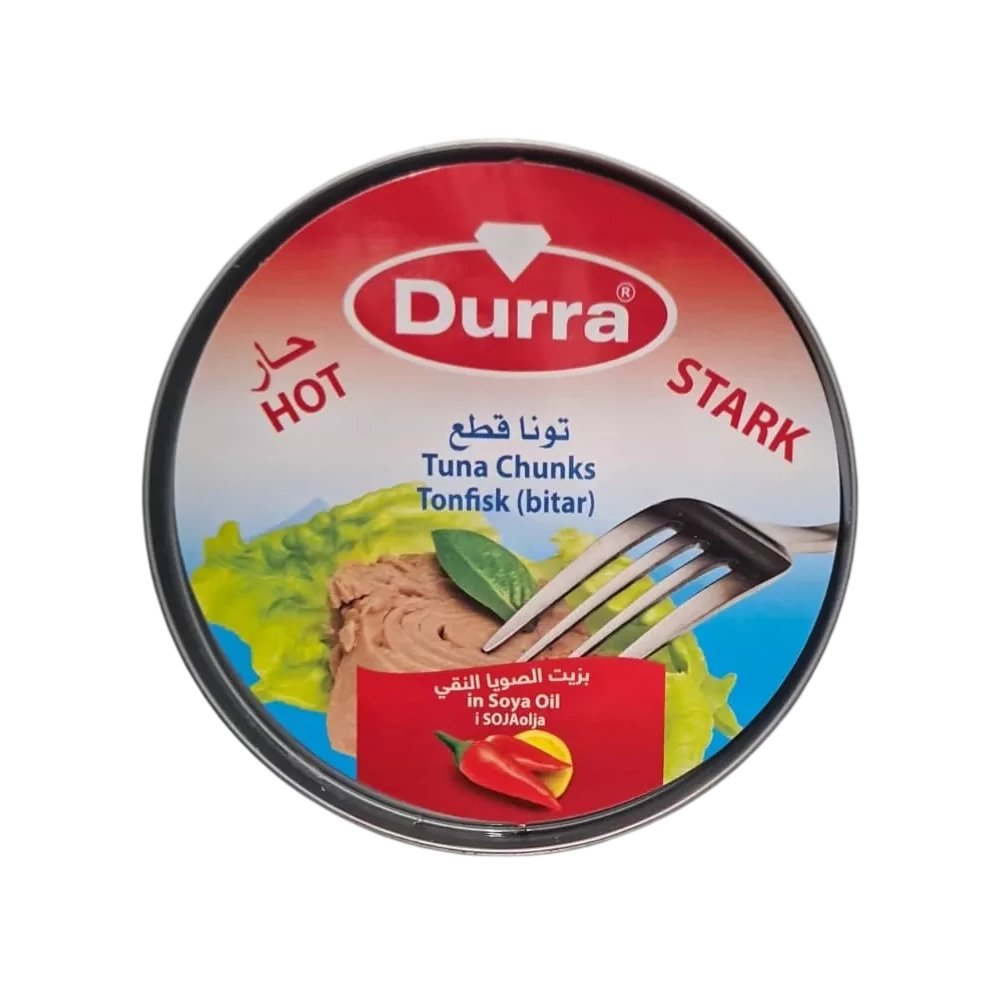 Durra Tunfisk i Sojaolie (Stærk, Bitar) – (160 g)