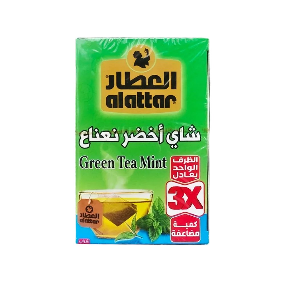 شاي أخضر بالنعناع