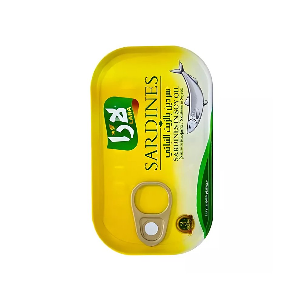 Lara Sardiner i Solsikkeolie – (125 g)