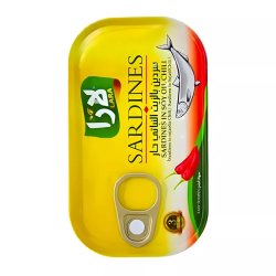 Lara Sardiner med Chili i Vegetabilsk Olie – (125 g)