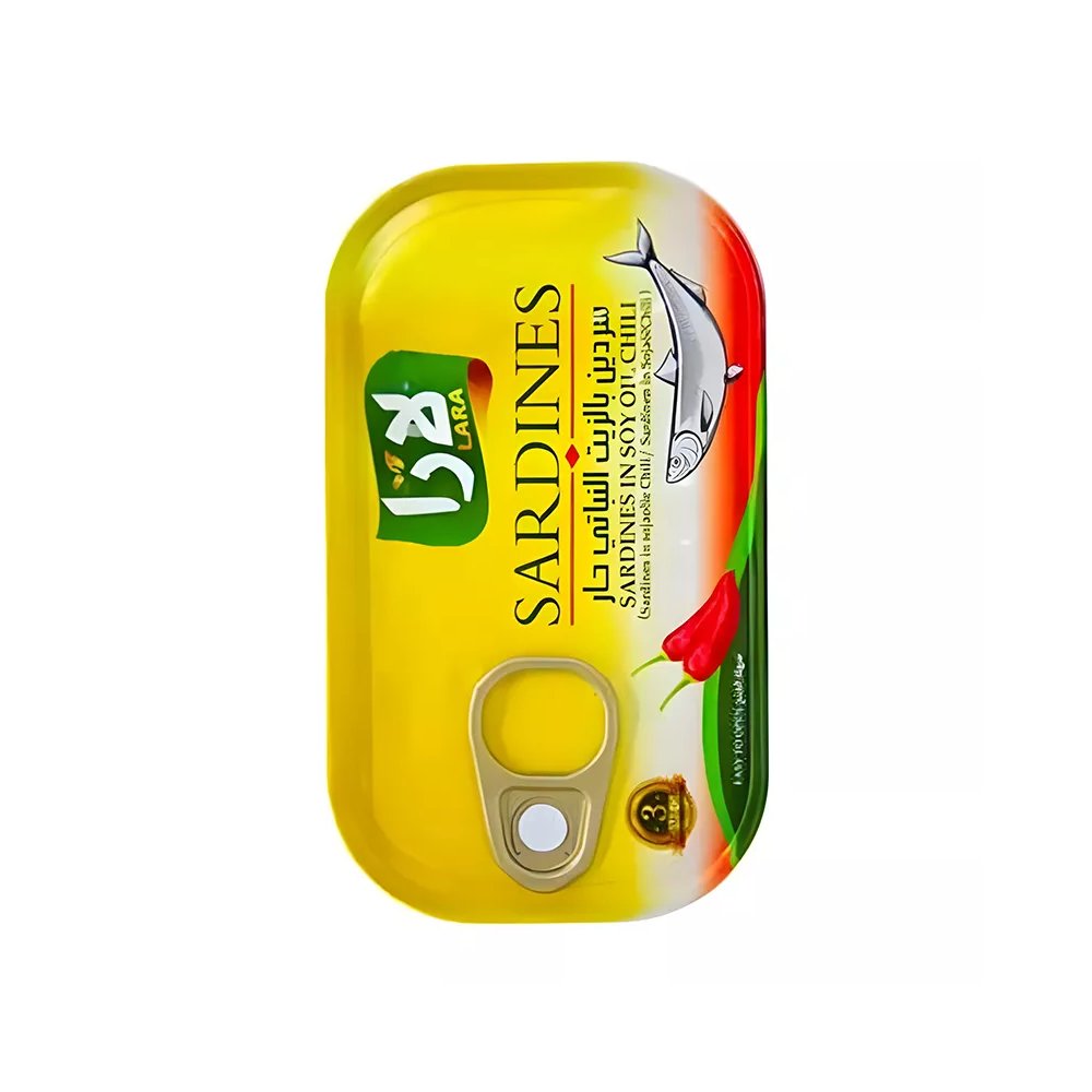 Lara Sardiner med Chili i Vegetabilsk Olie – (125 g)