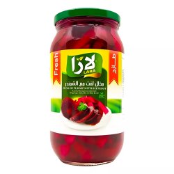 Lara Syltede Majroer med Rødbede (Skiver) – (650 g)