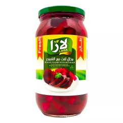 Lara Syltede Majroer med Rødbede (Skiver) – (650 g)