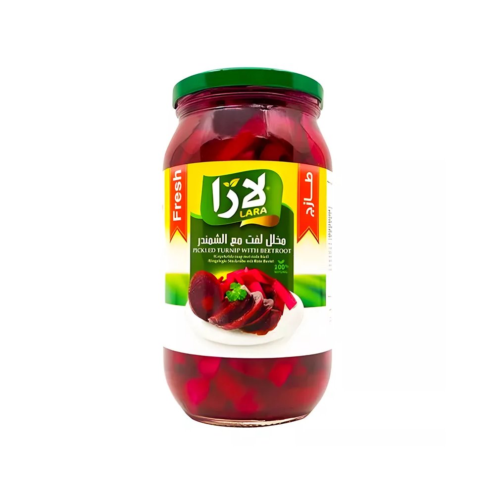 Lara Syltede Majroer med Rødbede (Skiver) – (650 g)